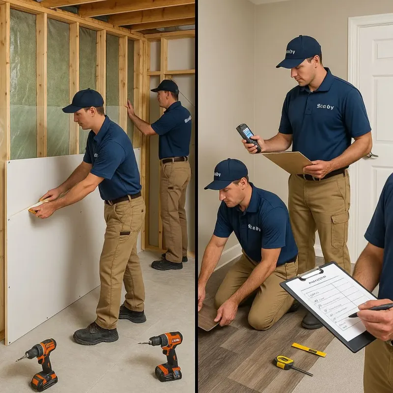 Repairs and Reconstruction process in Iowa County, WI